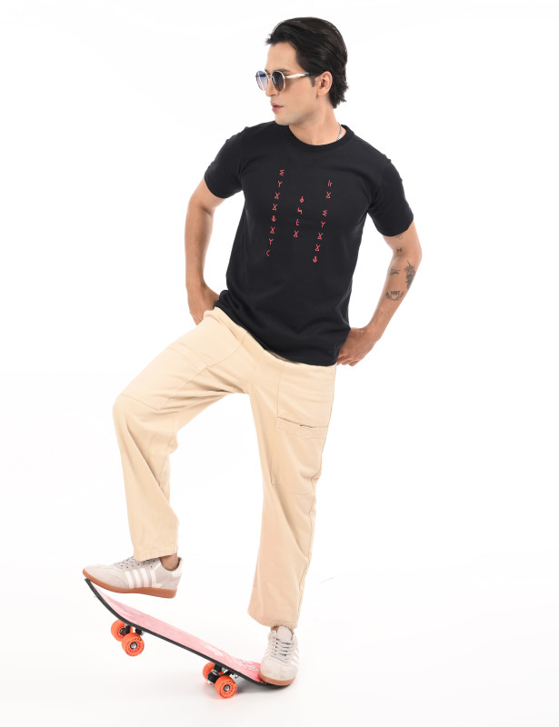 Men's Symbol Graphic Cotton T-Shirt Buy 1 Get 1