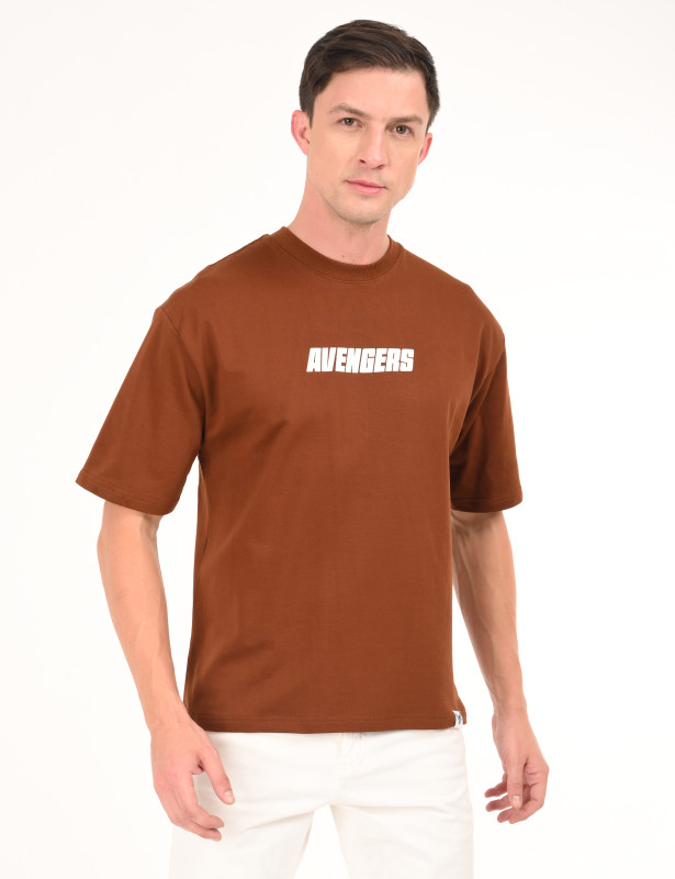 Men's Avengers Graphic Oversized T-Shirt