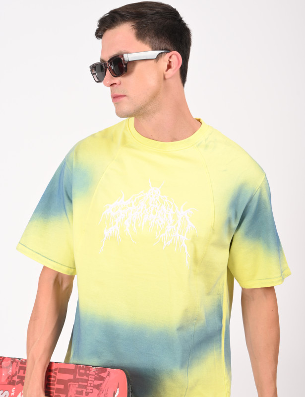 Men's Tie Dye Graphic Oversized T-Shirt